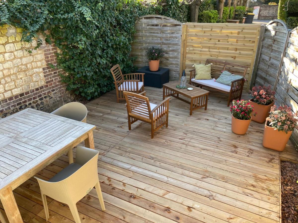 Le 102, Maison Avec Terrasse Et Parking Gare De Rouen Esterno foto