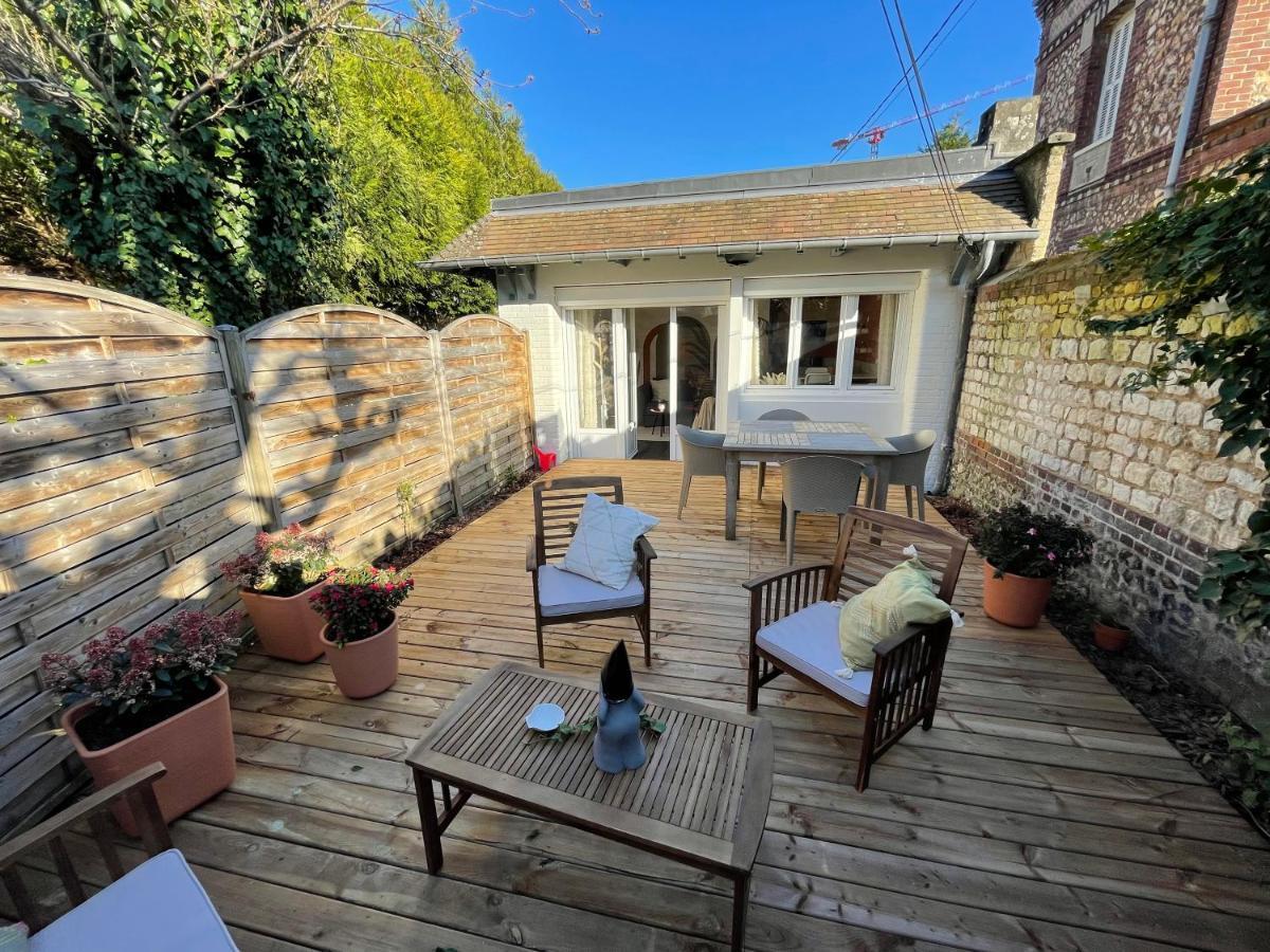 Le 102, Maison Avec Terrasse Et Parking Gare De Rouen Esterno foto