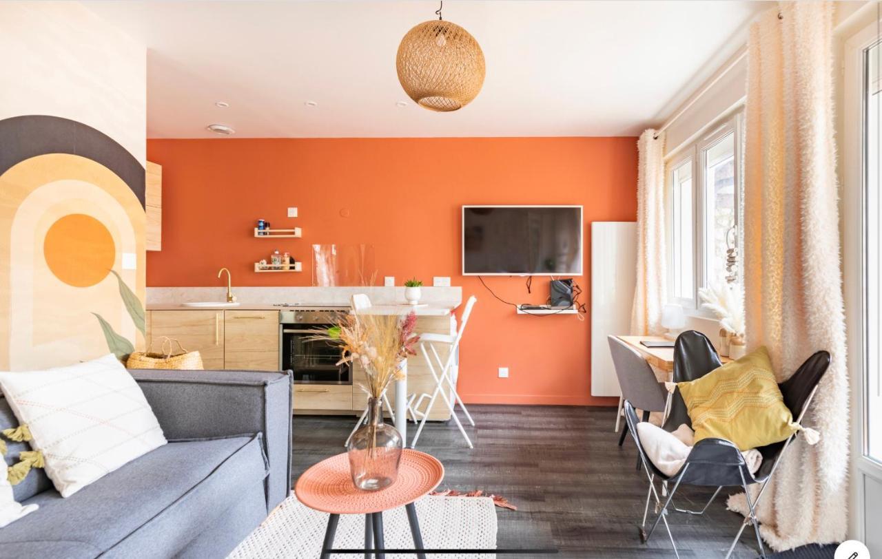 Le 102, Maison Avec Terrasse Et Parking Gare De Rouen Esterno foto