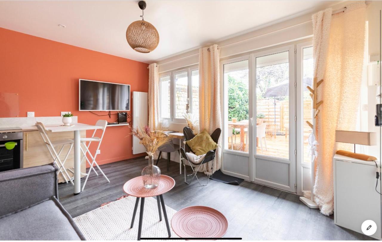 Le 102, Maison Avec Terrasse Et Parking Gare De Rouen Esterno foto